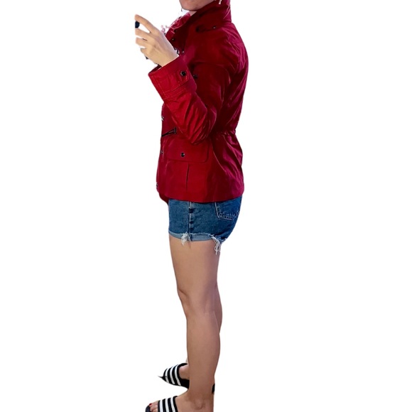 Burberry Red Utility Jacket (Size: S) - Picture 6 of 12